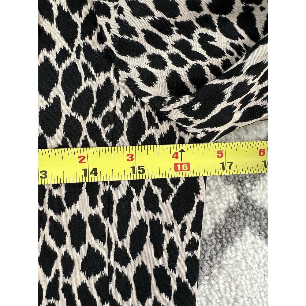 BANANA REPUBLIC Leopard Classic Stretch Twill Blazer Jacket - Picture 14 of 15